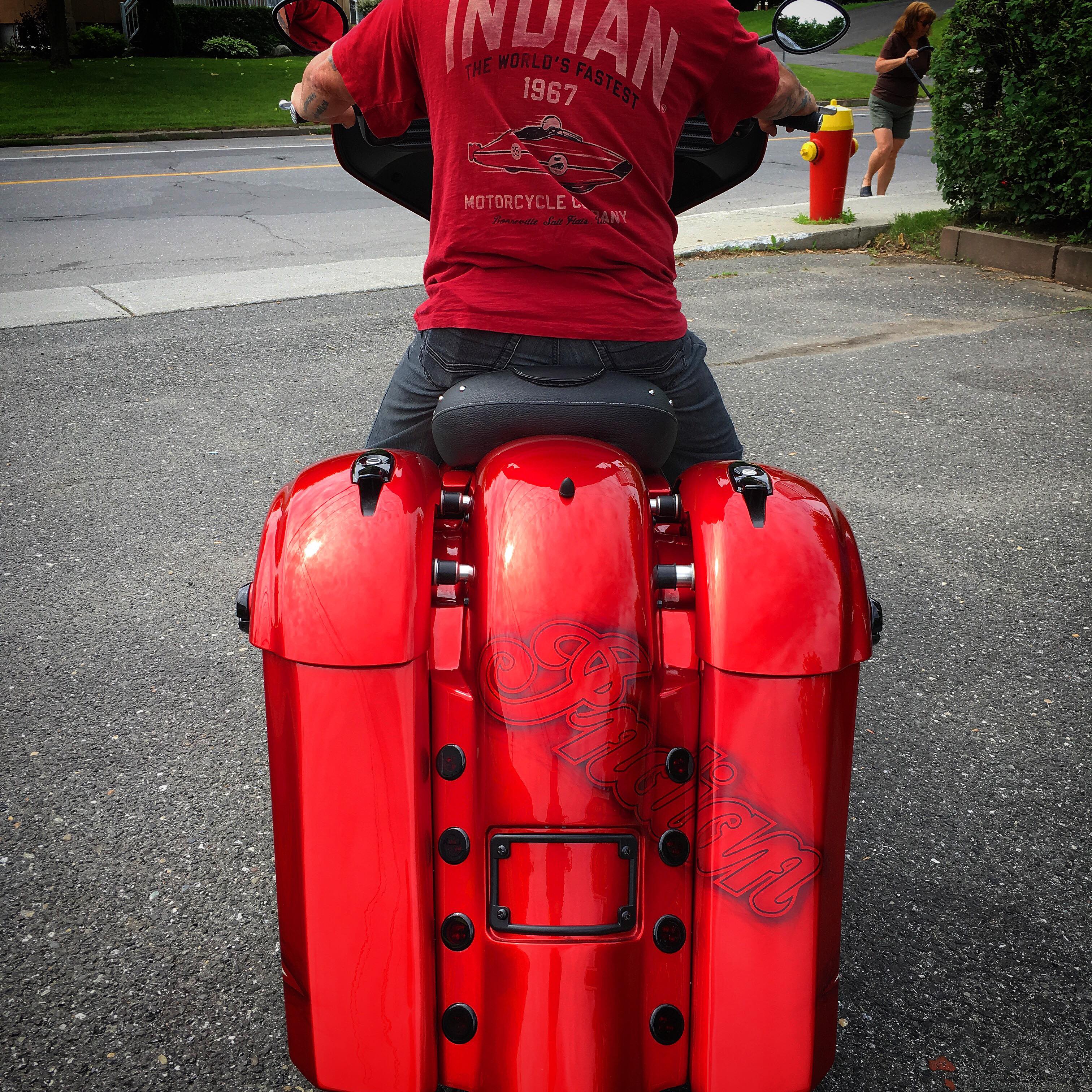 indian chieftain stretched bags